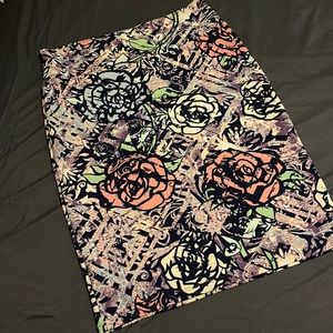 LuLaRoe Floral Skirt
